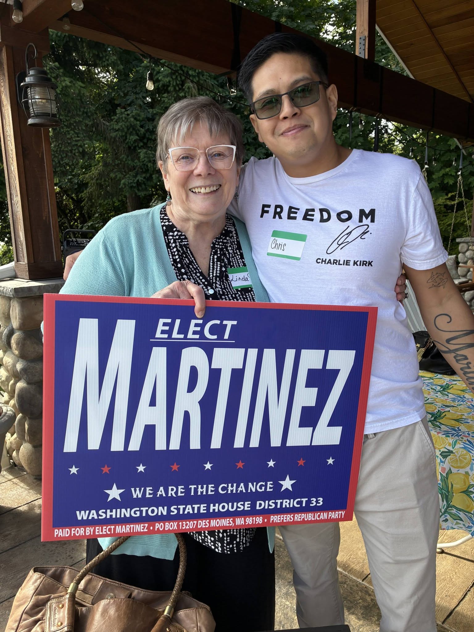 Chris and Supporter